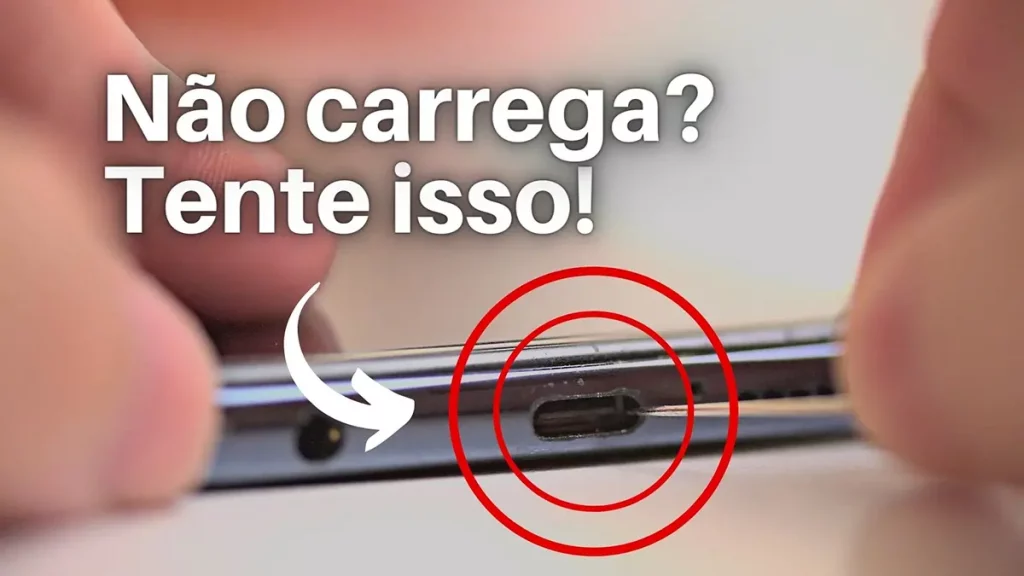 meu celular não carrega