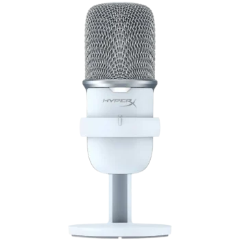 Microfone hyperx solo cast branco condensador